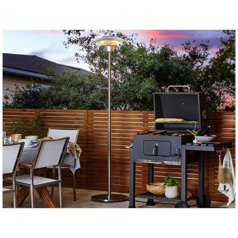 Riscaldamento Elettrico Da Esterno 1500 W Argento Askja - Foto 1