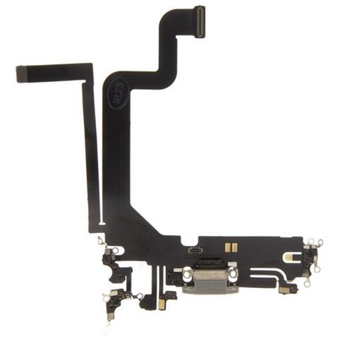 Ricambio Flat Connettore Di Ricarica Lightining Per Apple Iphone 14 Pro Max Silver - Foto 1