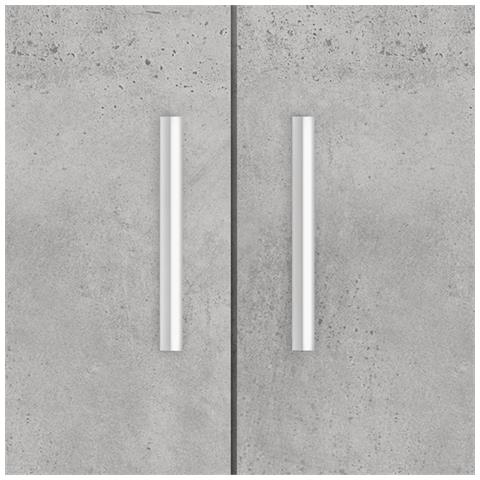 Supporto Acquario 81x36x73 cm Legno Multistrato Grigio Cemento - Foto 8