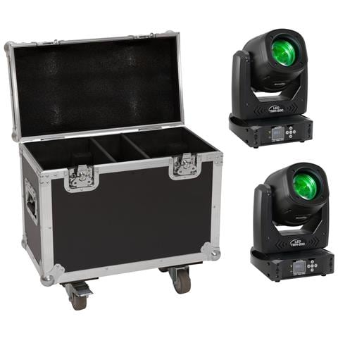 Set 2x Led Tmh-b90 + Case Mit Rollen (20000930) - Foto 1