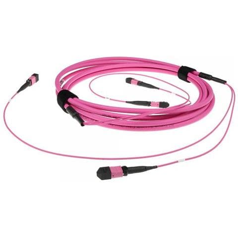 Dc5201 Cavo A Fibre Ottiche 7 M 2x Mpo Om4 Viola - Foto 1