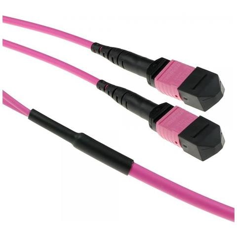 Dc5201 Cavo A Fibre Ottiche 7 M 2x Mpo Om4 Viola - Foto 3