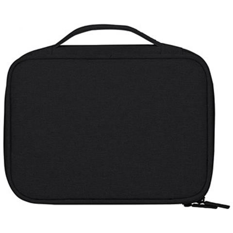 Organizzatore Per Cavi Dati, Borsa Portaoggetti Per Accessori Elettronici Black M Doppio Strato - Foto 1