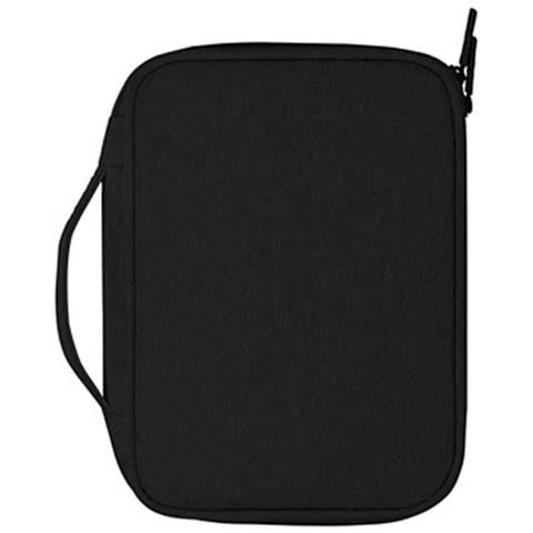 Organizzatore Per Cavi Dati, Borsa Portaoggetti Per Accessori Elettronici Black M Doppio Strato - Foto 2