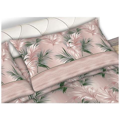 Completo Lenzuola Matrimoniale 100% Cotone Made Italy Disegno Armony Cn Matrimoniale Rosa - Foto 2