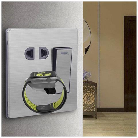 Caricabatterie Da Viaggio Usb Compatto Compatibile Con Apple Watch. 8x3x1 Cm. Colore Bianco - Foto 2