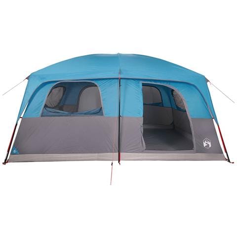 Tenda Familiare Cabina per 10 Persone Blu Impermeabile - Foto 10