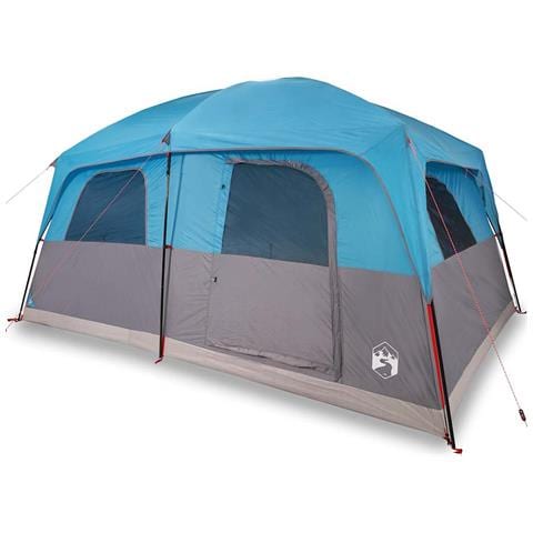 Tenda Familiare Cabina per 10 Persone Blu Impermeabile - Foto 1