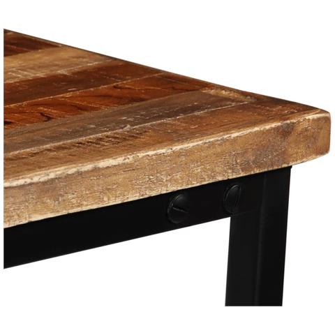Tavolo Consolle In Legno Massello Di Teak 90x30x76 Cm - Foto 8