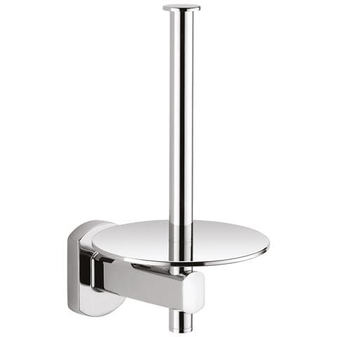 Portarotolo Di Riserva Da Muro In Acciaio Inox E Cromall Ep24-02 Serie Edera Plus Cromato - Foto 1