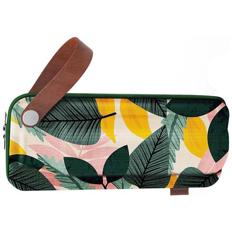 Porta Bottiglia 630ml Protezione Rigida Design Elegante, Verde Foresta - Foto 1