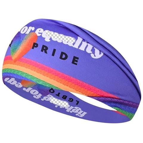 Fascia Sportiva Arcobaleno Assorbi-sudore - Perfetta Per Corsa, Yoga E Fitness Purple - Foto 1
