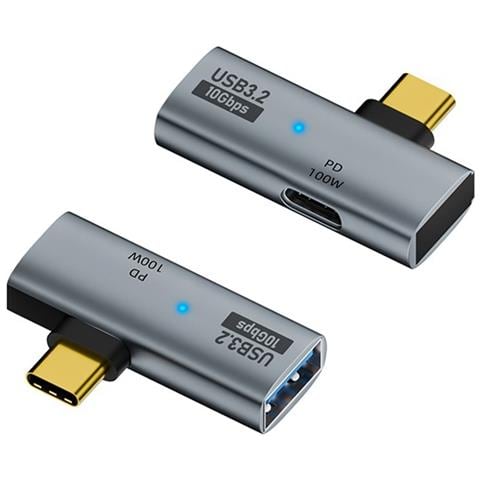 Adattatore Usb-c Multifunzionale 2-in-1: Ricarica Usb E Pd Da 100w Simultanea - Foto 2