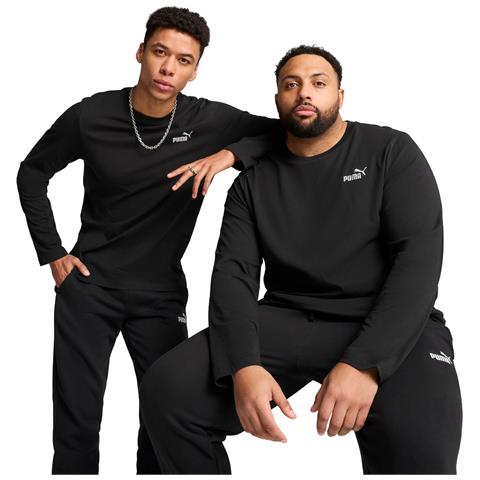 Ess No. 1 Logo Longsleeve Tee 68254601, Uomini, Nero, S - Foto 1