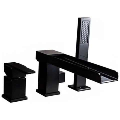 Rubinetto per vasca, Blackswan, tipo M32, modello nero opaco, misura 25,5 cm - Foto 1