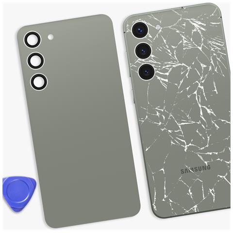 Coperchio Batteria Di Ricambio Per Galaxy S23 Plus Con Adesivo Integrato - Foto 4