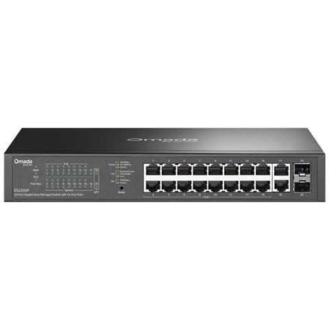ES220GP switch di rete Gestito Gigabit Ethernet (10/100/1000) Supporto Power over Ethernet (PoE) Nero - Foto 1