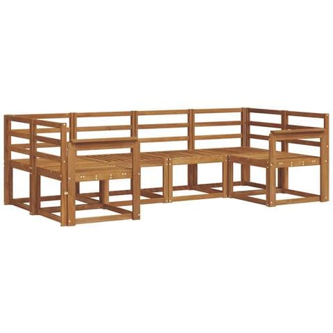 Set di divani da esterno 6 pcs Naturale - Foto 1