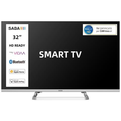 SA32SM10VDA SMART TV 32" HD READY, Sistema operativo VIDAA, Triplo tuner DVBT2/C /S2 HEVC MAIN10, Certificato TivuSAT, Piedistallo centrale, Dolby Audio - Foto 2