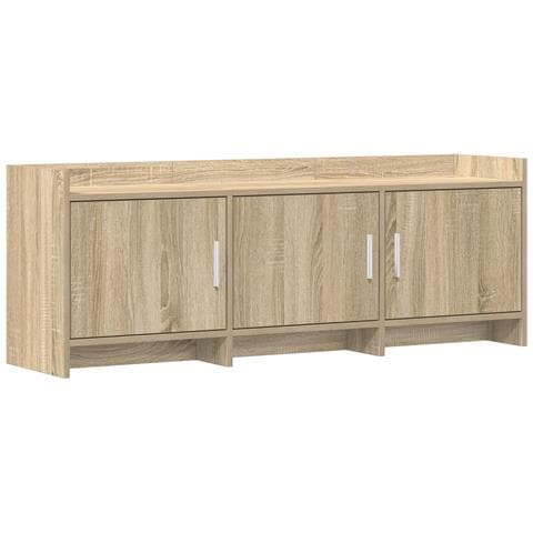 Mobile TV 130 x 33 x 47 cm Rovere Sonoma Legno ingegnerizzato - Foto 1