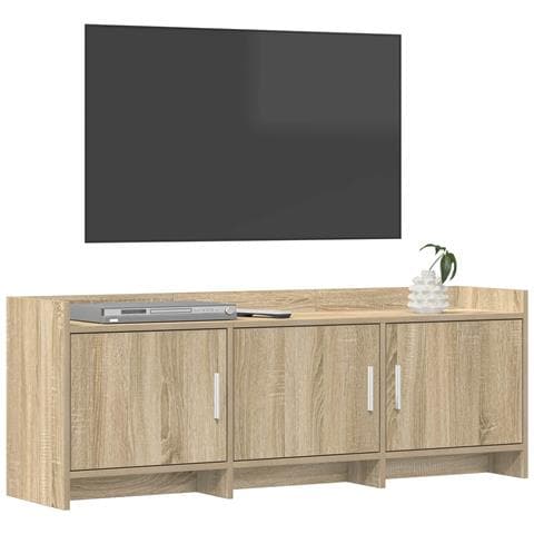 Mobile TV 130 x 33 x 47 cm Rovere Sonoma Legno ingegnerizzato - Foto 2