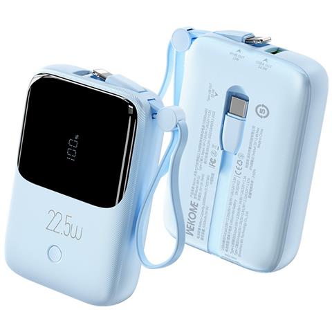Power Bank - Blu, 10000 mAh, 5W - Foto 1