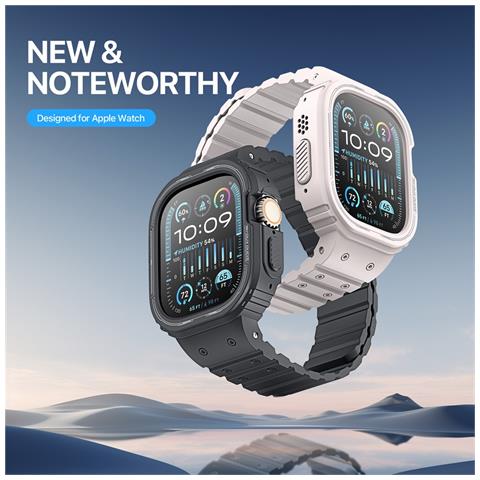 Cinturino Orologio per Apple Watch Ultra / Ultra 2 - Bianco Stellare - Foto 2