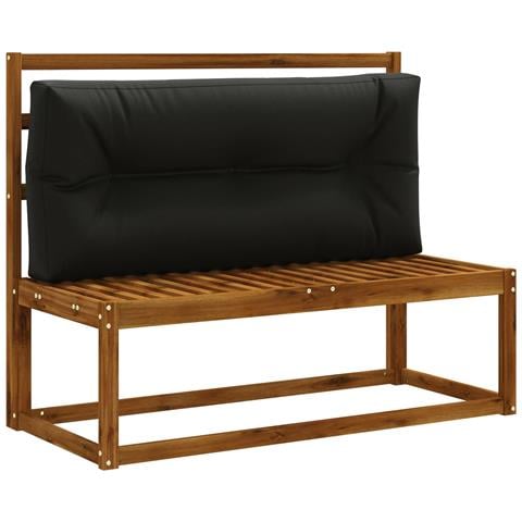 Cuscino per schienale di pallet VIANEN 100% Poliestere Nero - Foto 2