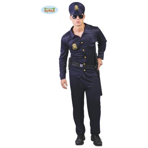 Costume Da Agente Di Polizia Americano - Per Adulto - Foto 1