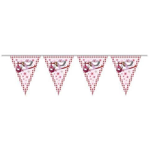 Ghirlanda Di Bandierine Con Cicogna, 10 m - Foto 1