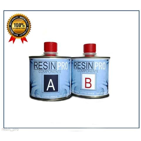 Resina Epossidica 320 gr Ultra Trasparente Atossica - Resina + Indurente Effetto Acqua per Creazioni Artistiche, Rivestimento Superfici, Modellismo, Bricolage - Foto 1