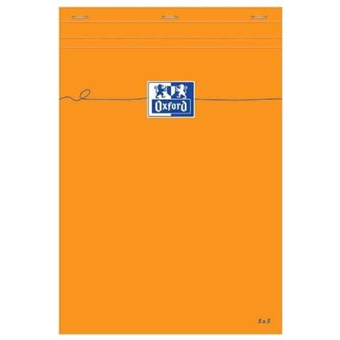 Notizblock, 210 X 315, Kariert, 80 Blatt, Orange - Foto 1