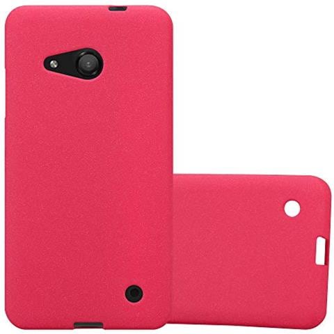 Custodia Compatibile Con Nokia Lumia 550 In Frost Rosso - Coperchio Protettivo In Silicone Tpu Flessibile - Foto 1