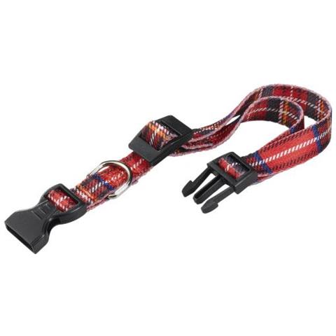 Collare Cani Nylon Regolabile Club C Tartan Cane Varie Misure - Foto 3
