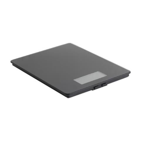 F76600 Bilancia Da Cucina In Vetro E Plastica 23 X 17 X 15 Cm : Nero - Foto 1