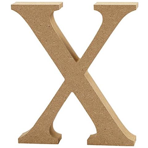 Lettera, Altezza: 8 Cm, Mdf, X, 1 Pezzo. - Foto 2