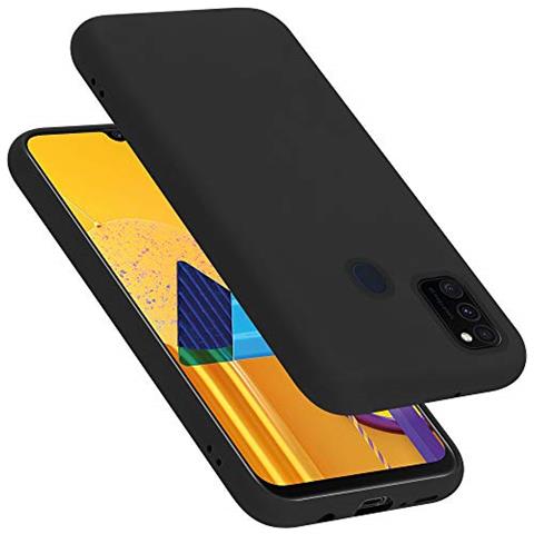 Custodia Compatibile Con Samsung Galaxy M30s In Liquid Nero - Coperchio Protettivo In Silicone Tpu Flessibile - Foto 1