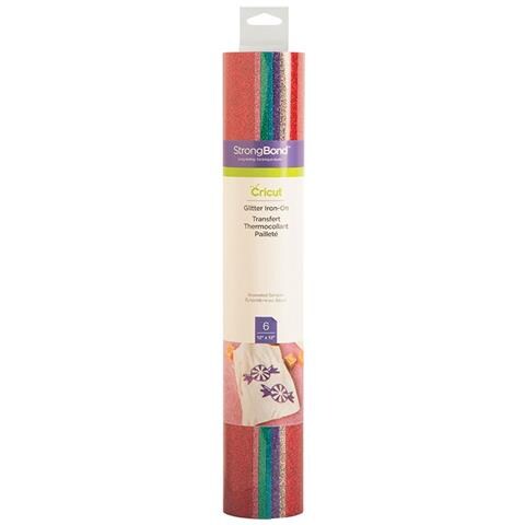 6 Fogli Di Flex Glitter Rosso, Bianco, Oro, Viola, Blu, Verde, Rosa 30,5 X 30,5 Cm - - Foto 1