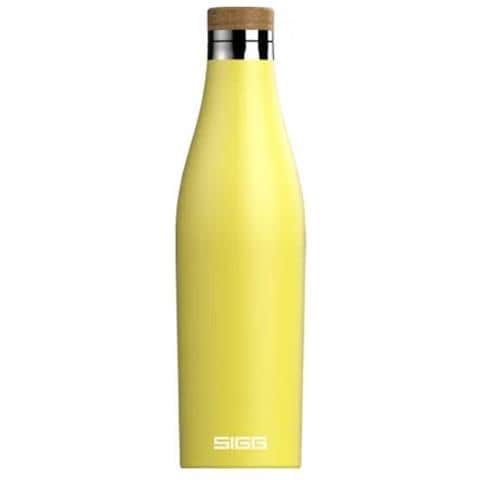 SIGG Meridian Ultra Lemon Uso quotidiano 500 ml Bamboo, Acciaio inossidabile Giallo - Foto 1