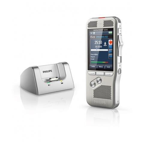 Dittafono Philips Pocketmemo Dpm8000 - Mic. 3d - Interruttore A Scorrimento - Abbo. Di 2 Anni A Speechexec Pro Dictate - Foto 2