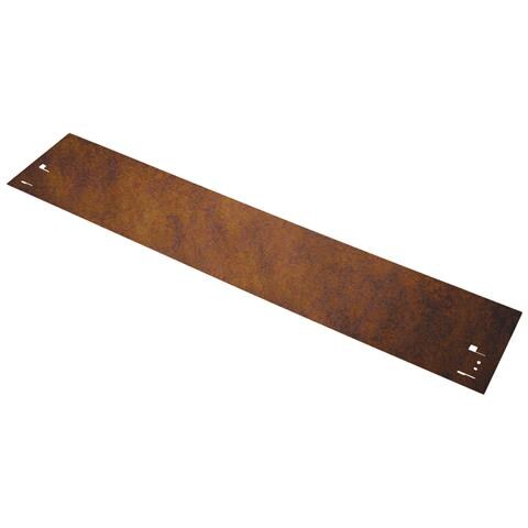 Bordure Per Aiuole Acciaio Corten Lungo 70 Cm, 13,5 Cm Di Altezza, Cordoli Per Aiuole - La Zincatura A Caldo - Foto 1