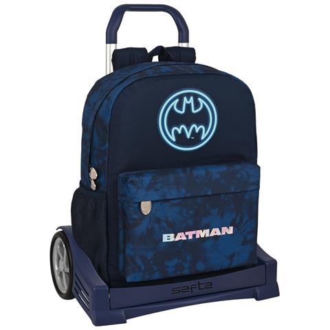 Trolley Per La Scuola Batman Legendary Blu Marino 32 X 43 X 14 Cm - Foto 1