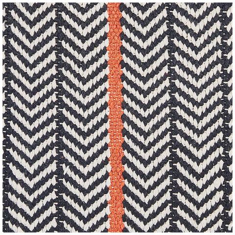 Cuscino Decorativo Bouvardia Cotone 45 X 45 Cm Grigio Trama Chevron - Foto 6