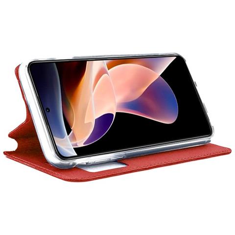 8434847060606 custodia 16,9 cm (6.67"") Custodia a libro Rosso per Redmi Note 11 Pro / Note 11 Pro 5G / Poco X4 Pro 5G - Foto 2