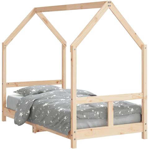 Giroletto Per Bambini 80x160 Cm In Legno Massello Di Pino - Foto 1