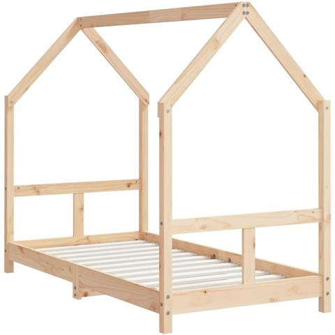 Giroletto Per Bambini 80x160 Cm In Legno Massello Di Pino - Foto 2