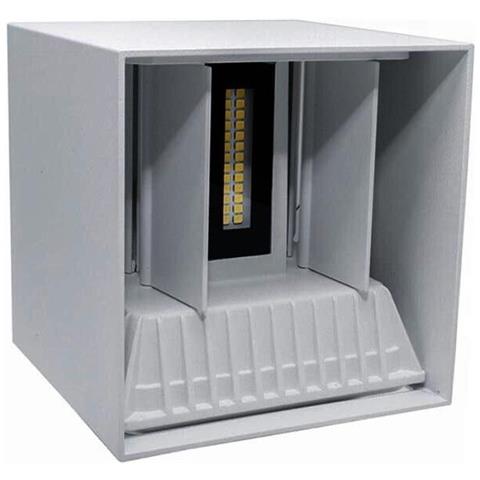 Applique A Parete Faretto 52 Led Luce Bianca 22 Watt Esterno Interno Ip65 Es66gf - Foto 2