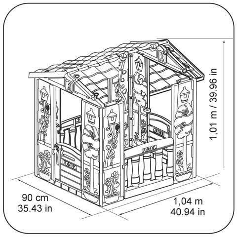 Casetta Gioco Da Giardino Per Bambini Happy House - Foto 6