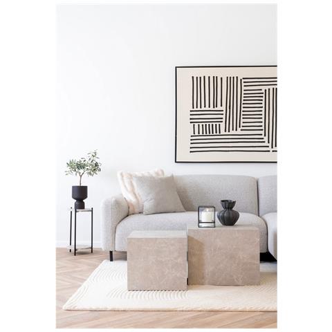 Comodino Leuven - Beige - Mdf - 27x27x46 Cm - Foto 6