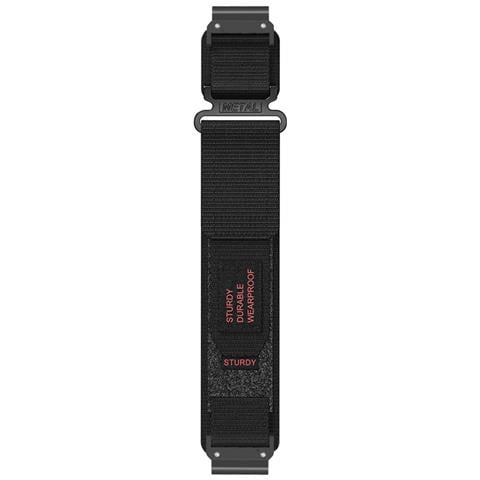 Cinturino In Nylon Per Garmin Fenix 5x / 6x / 7x / 8 51mm Black 22 Mm - Foto 1